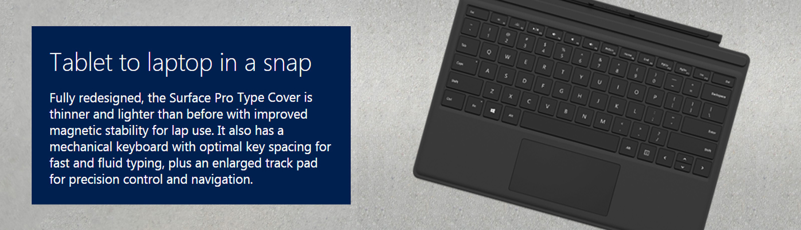 surface type cover backlit surface type cover backlit
