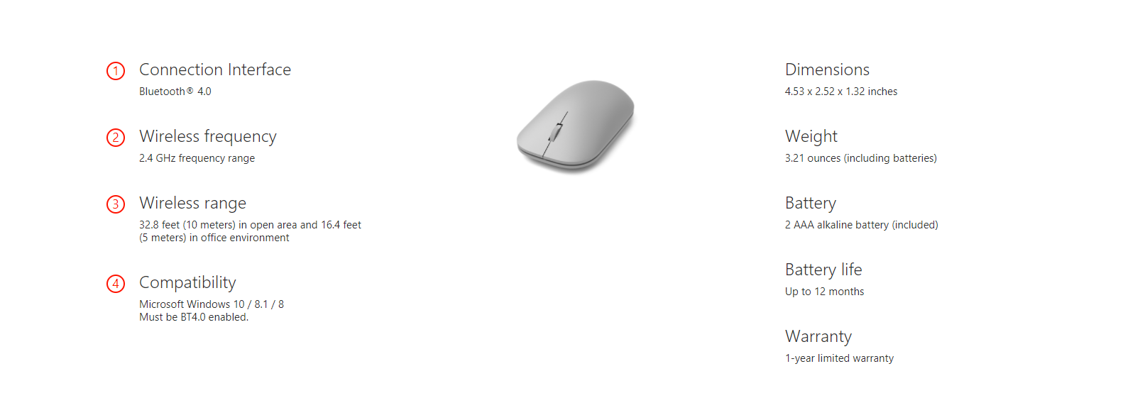 Microsoft modern mouse microsoft authorized store