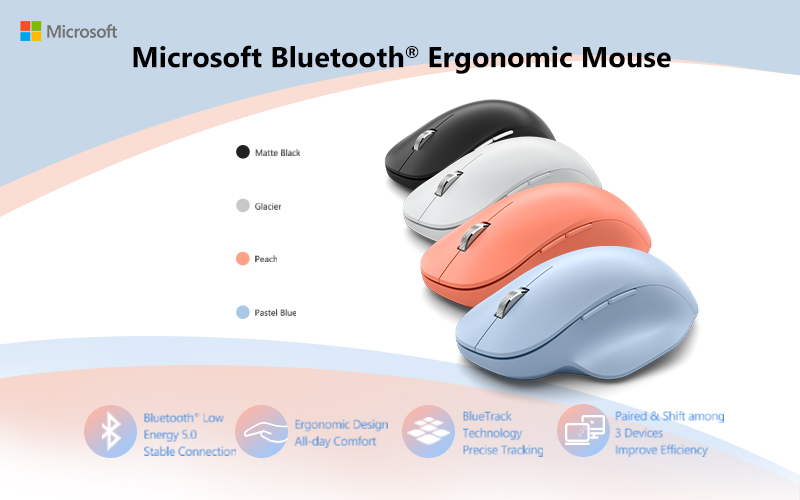 Microsoft Bluetooth Ergonomic Mouse Microsoft Authorized Store