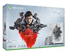 《Gears 5》Xbox One X 1TB 主機套裝 (骷髏限量版)